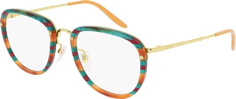 Gucci GG0675O Blue Amber Havana 52/22/145 men Eyewear .